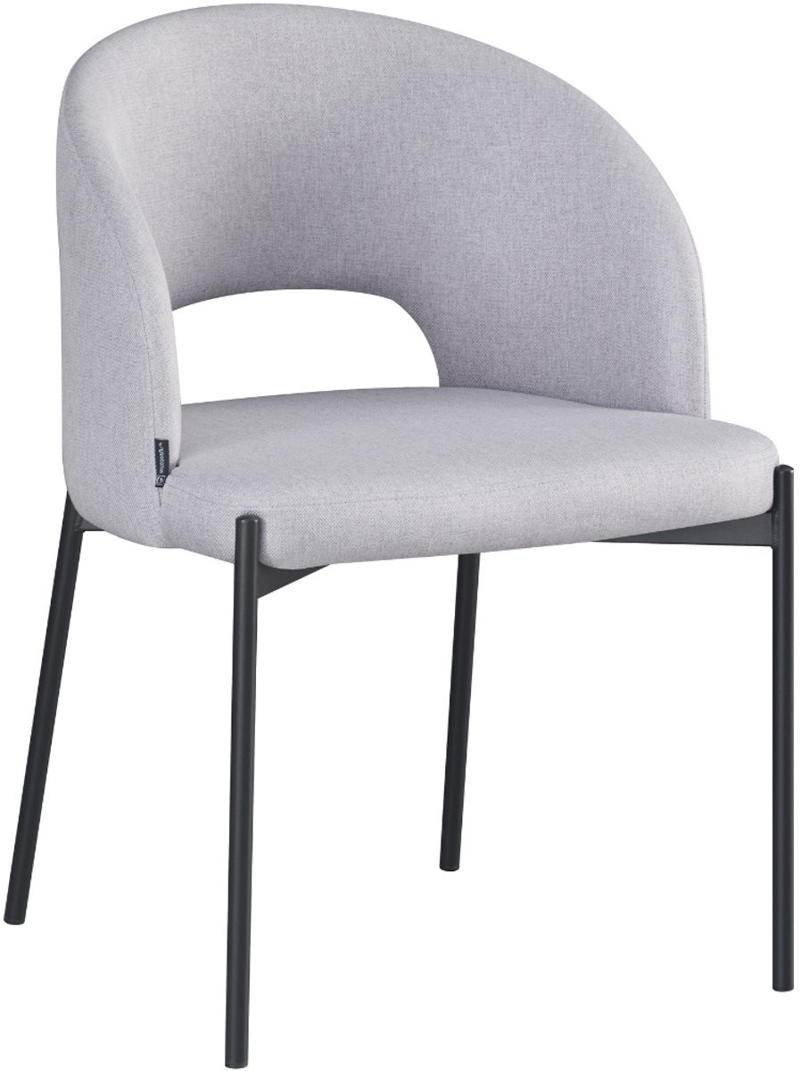 ExitoDesign SIENA Eetkamerstoel - Grijs - Met metalen frame
