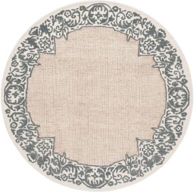 SAFAVIEH Handmade Ebony Gloria Floral Wool Rug