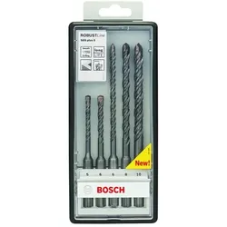 BOSCH 5-tlg. Hammerbohrer-Set »SDS plus-5 Robust Line« 5 - 10 mm
