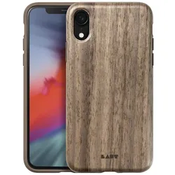 Laut PINNACLE - Hülle für iPhone XR with natural wood (Walnut)