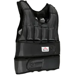 30 kg Gewichtsweste Krafttraining Fitness Oxford Metall Schwarz