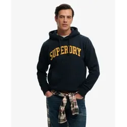 Superdry für Herren. M2014480A Vintage Athletic Hood navy Sweatshirt (XL), Lässig, Baumwolle, Marine