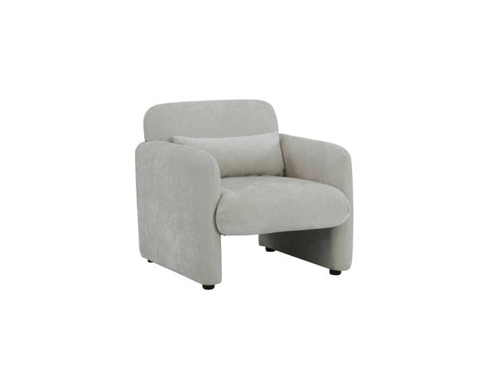 Mid.you Sessel Mila, Creme, Kunststoff, Füllung: Schaumstoff, 83x83x76 cm, Wohnzimmer, Sessel, Sonstige Sessel
