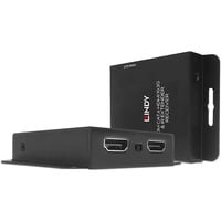 HDMI 4K30 Extender, HDMI Verlängerung schwarz, 70m, Cat.6, mit Power over Cable und Loop Out