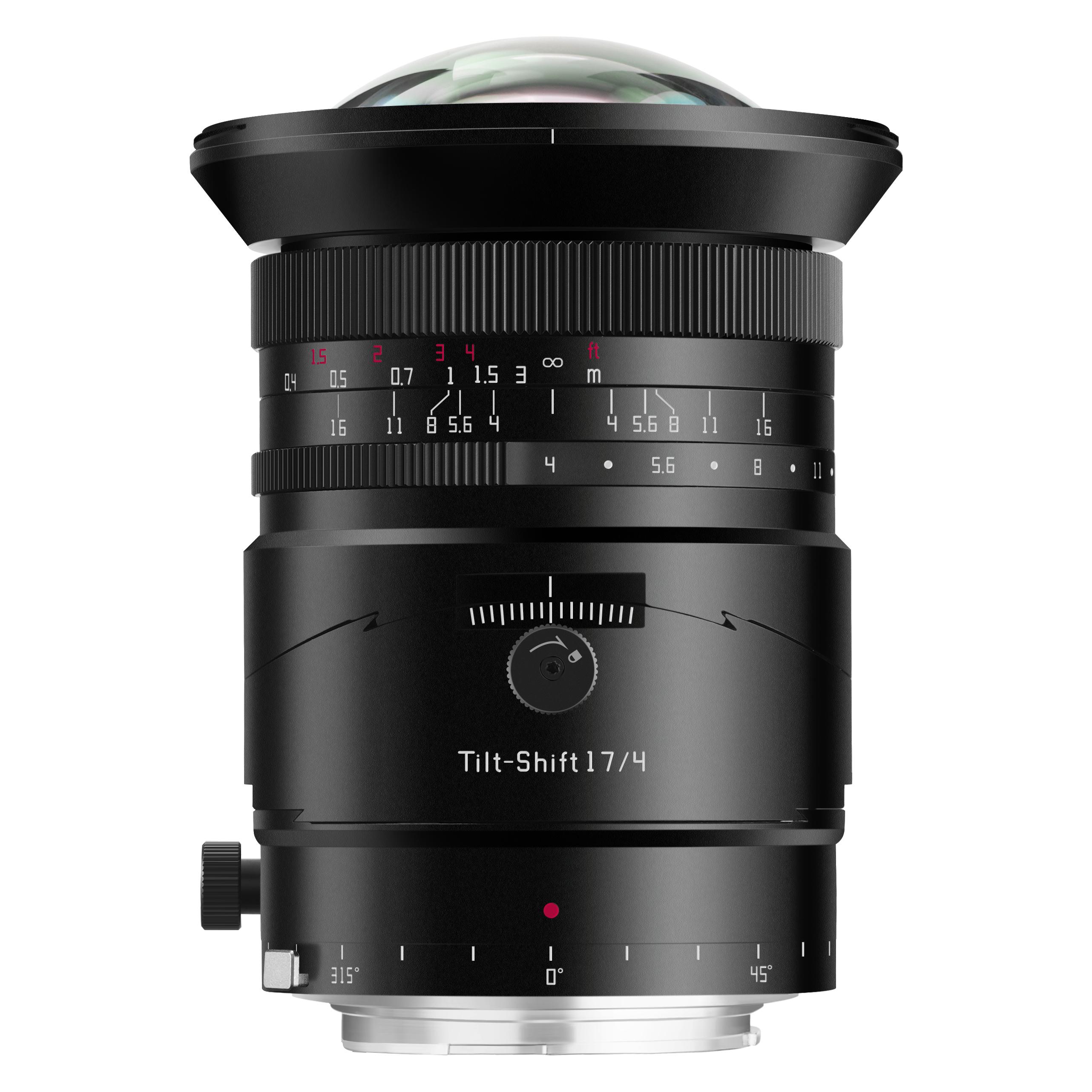 TTArtisan Tilt Shift 17mm F4 Canon RF mount (Canon RF, Vollformat) (F-TS174-RF-B)