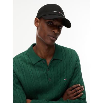 Baseball Cap TOMMY HILFIGER "TH FOUNDATION SOFT 6 PANEL", Herren, schwarz, Baumwolle, Caps