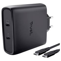Trust Maxo USB Ladegerät 100 W PPS, USB PD 3.0 Schwarz Innenbereich GaN 25527