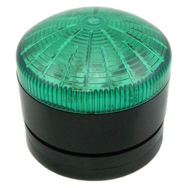 RS PRO LED Blitz, Dauer Signalleuchte Grün, 110 V ac, 230 V ac, Ø 76mm x 49mm (2222466)