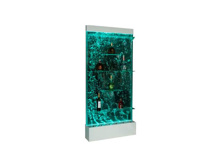 JVmoebel Barschrank Regale Beleuchtet Led Wasser Wand Bar Säule Wassersäulen Theke Made in Europa