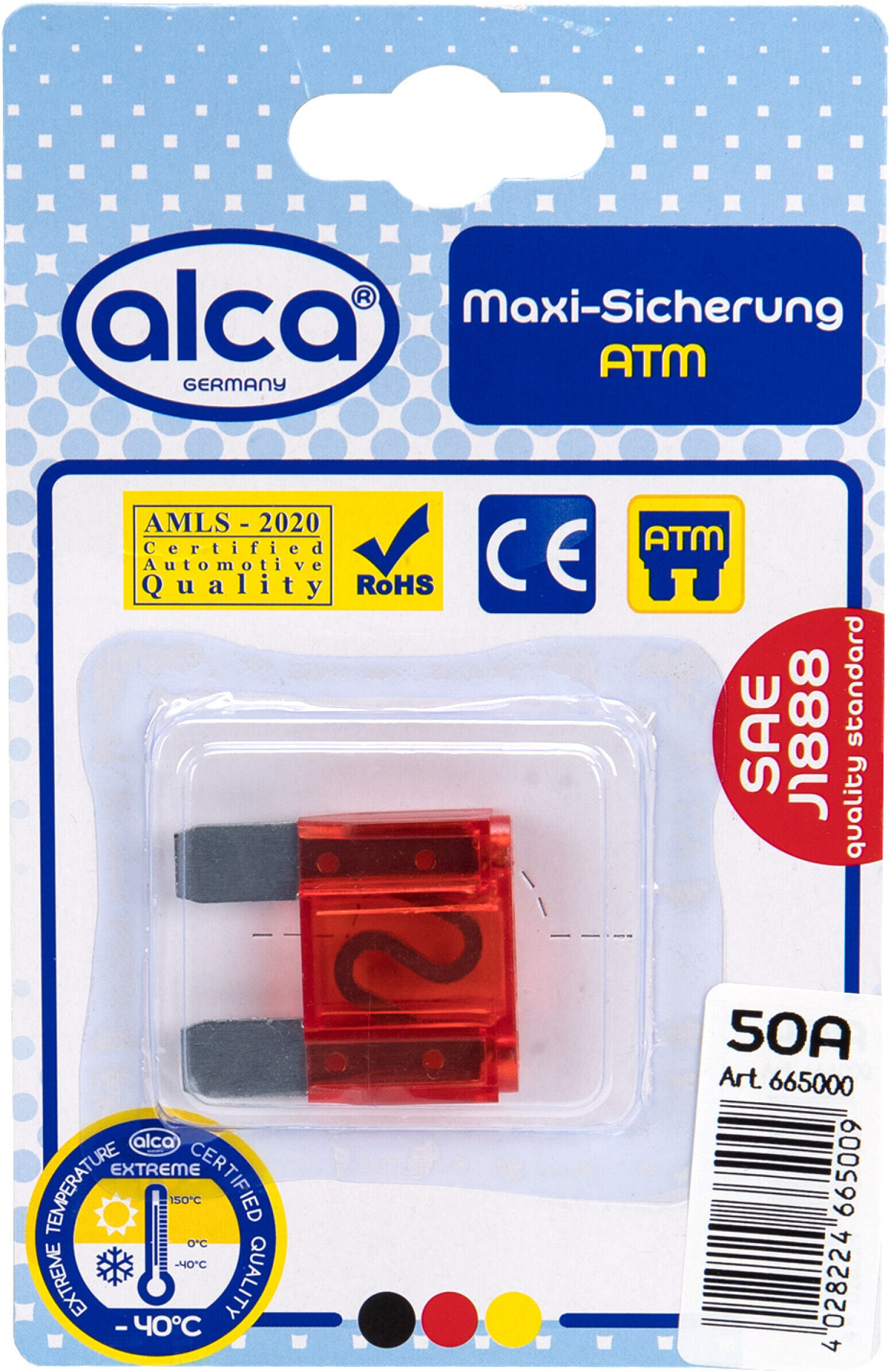 Alca Sicherung Maxi-Sicherung 50a 1 St. Blister 665000