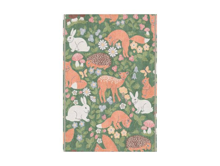 Ekelund Linneväveri Couverture bébé Skogslek 72x105 cm Multi