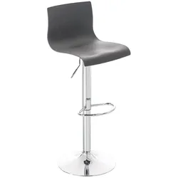 Décoshop26 - Barhocker mit grauer Kunststoff-Fußstütze und Trompetenfuß 10_0001331