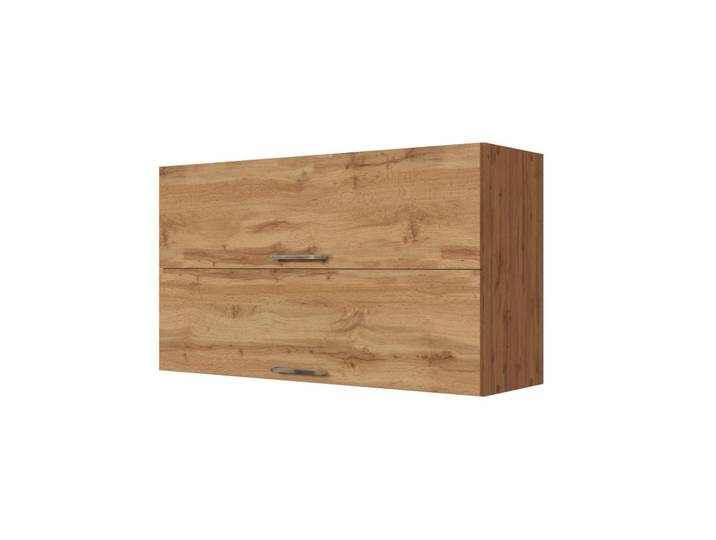 Held Küchenoberschrank, Eiche Wotan, Holzwerkstoff, 100x57x34 cm, Made in Germany, hängend, Küchen, Küchenmöbel, Küchenschränke, Küchenoberschränke