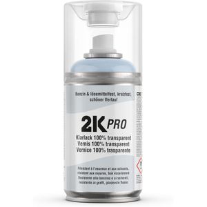 2K-PRO Klarlack 2-Komponenten, 250ml, hochglänzend, für Metall, Kunststoff, Acryllack