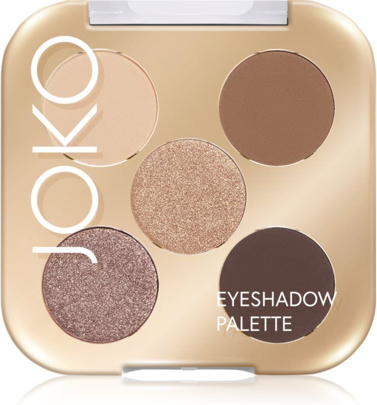 JOKO Eyeshadow Palette Eyeshadow Palette with 5 Shades shade Sparkling Sands 7 g