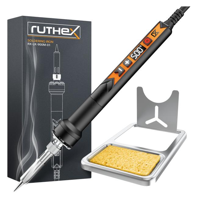 Ruthex Lötkolben 900M, 90 W, mit LED-Anzeige (Lötkolben) (RX LK-900M-01-4260528722709)