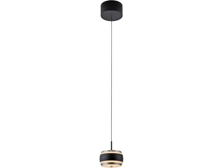Pendellampe Pure Falling Rings Aluminium/Acryl schwarz/ Stahl gebürstet 8W LED - LED- LED Energiesparlampe
