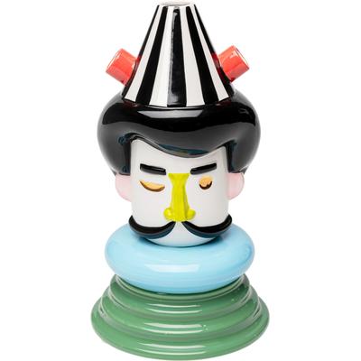 Dekovase KARE DESIGN "Deko Puppet 36cm", bunt (mehrfarbig), B:20,4cm H:35,9cm T:20,4cm, Keramik, Vasen, Boy or Girl