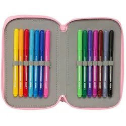 Safta, Etui, Allzwecktasche BlackFit8 Mariposas Bunt 12,5 x 19,5 x 5,5 cm 37 Stücke
