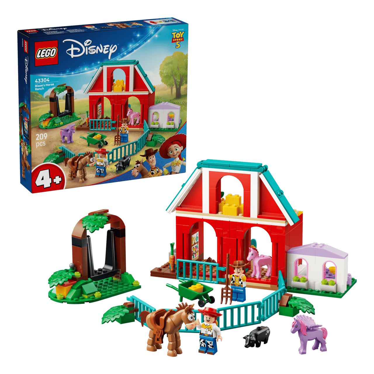 LEGO Disney 43304 Pixar Blazes Pferderanch