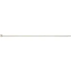 SAPISELCO 100x Kabelbinder Länge 200 mm Breite 3,5 mm natur mit Stahlnase - MET.2.2111R