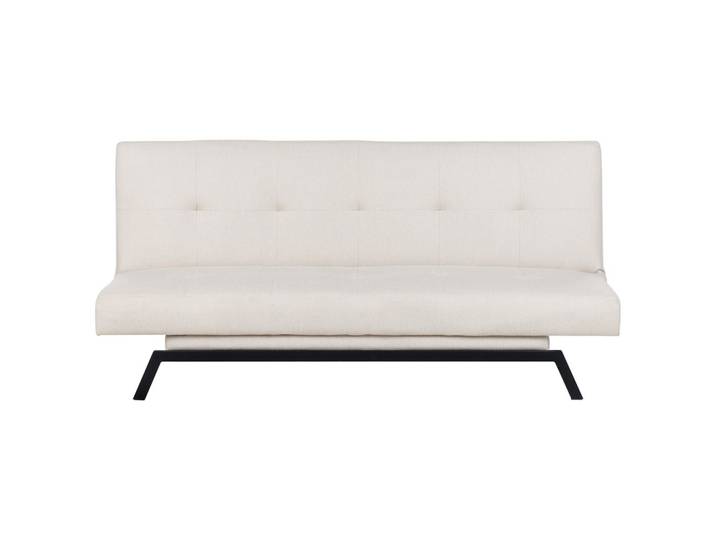 3-SITZER-SCHLAFSOFA cremeweiß Leeds