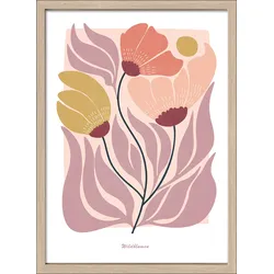 Gerahmtes Bild (BHT 75x55x3,20 cm) - bunt - BHT 75x55x3,20 cm