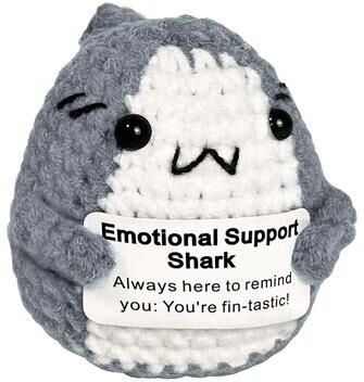 Inspire Select Handmade Crochet Plush Emotional Support Gift Cute Mini Desk Decor & Comfort Companion h6