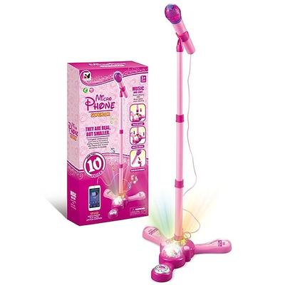 s Frühpädagogik Mikrofon Einzelmikrofon Musik Mikrofon mit Ständer Simulation Karaoke Spielzeug 's Geschenke über 6 Jahre alt