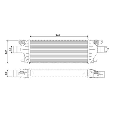 VALEO Ladeluftkühler 818379 für Fiat Suzuki
