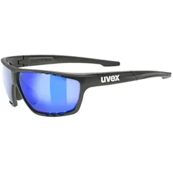 Uvex Sportstyle 706 Brille Black Mat/Mirror Blue