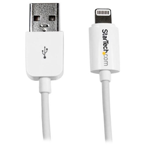 Startech 3 Lightning to USB Kabel weiß