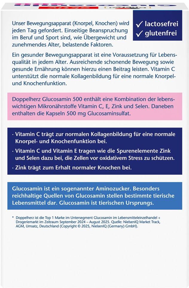 Doppelherz® aktiv Doppelherz Glucosamin 500 Kapseln 120 St