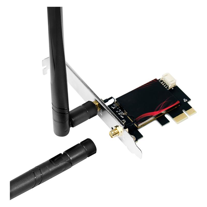 LogiLink PCI-Express Karte, WI-FI 6E &, BT5.0 (PCIe) (WL0248)