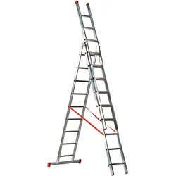 Facal Mehrzweckleiter 3-teilig GENIA S300 3x10 Sprossen
