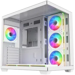 Fortron M341-WA (ATX, mATX, Mini-ITX), PC Gehäuse, Weiss
