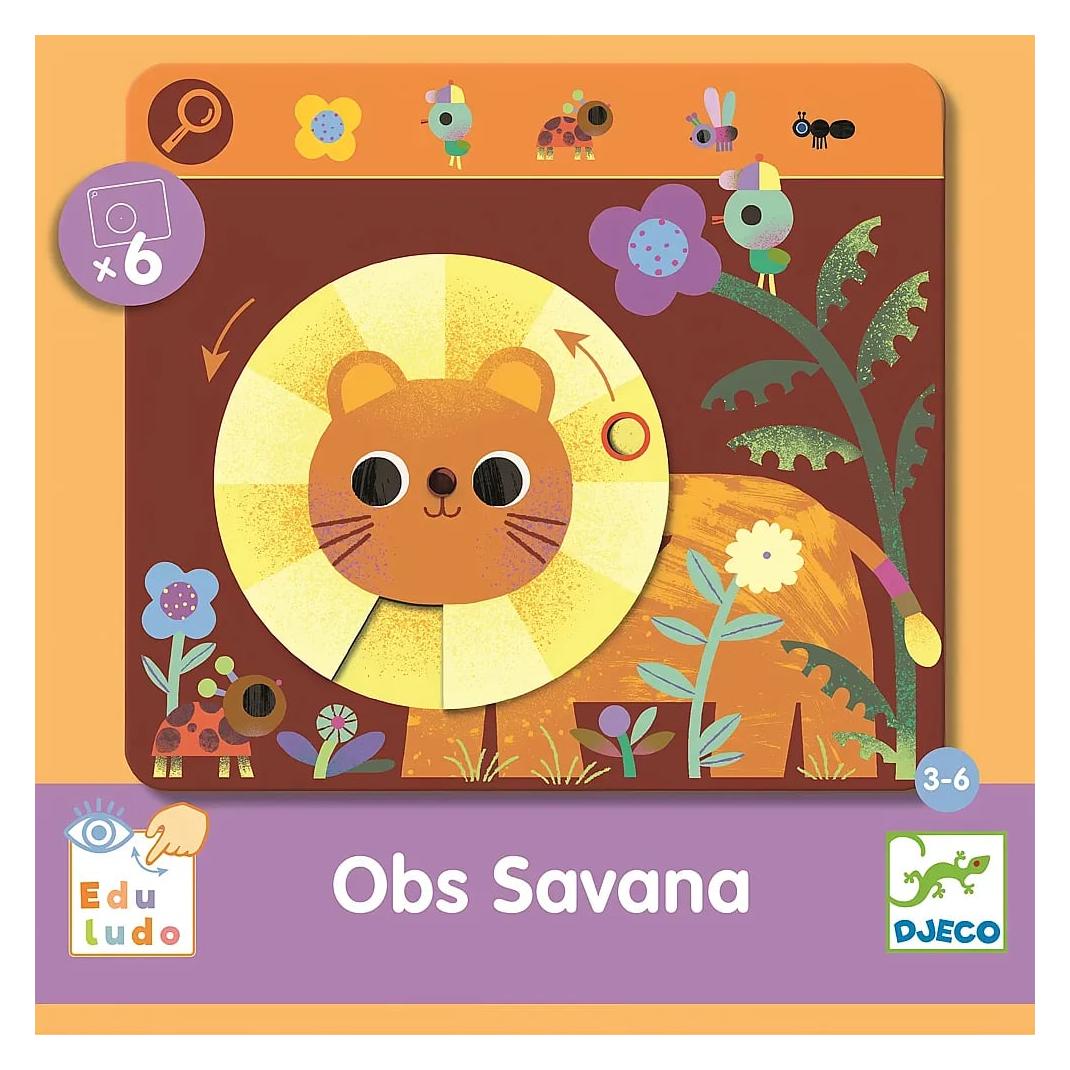 Djeco Eduludo Obs Savana (mult) (DJ08234)