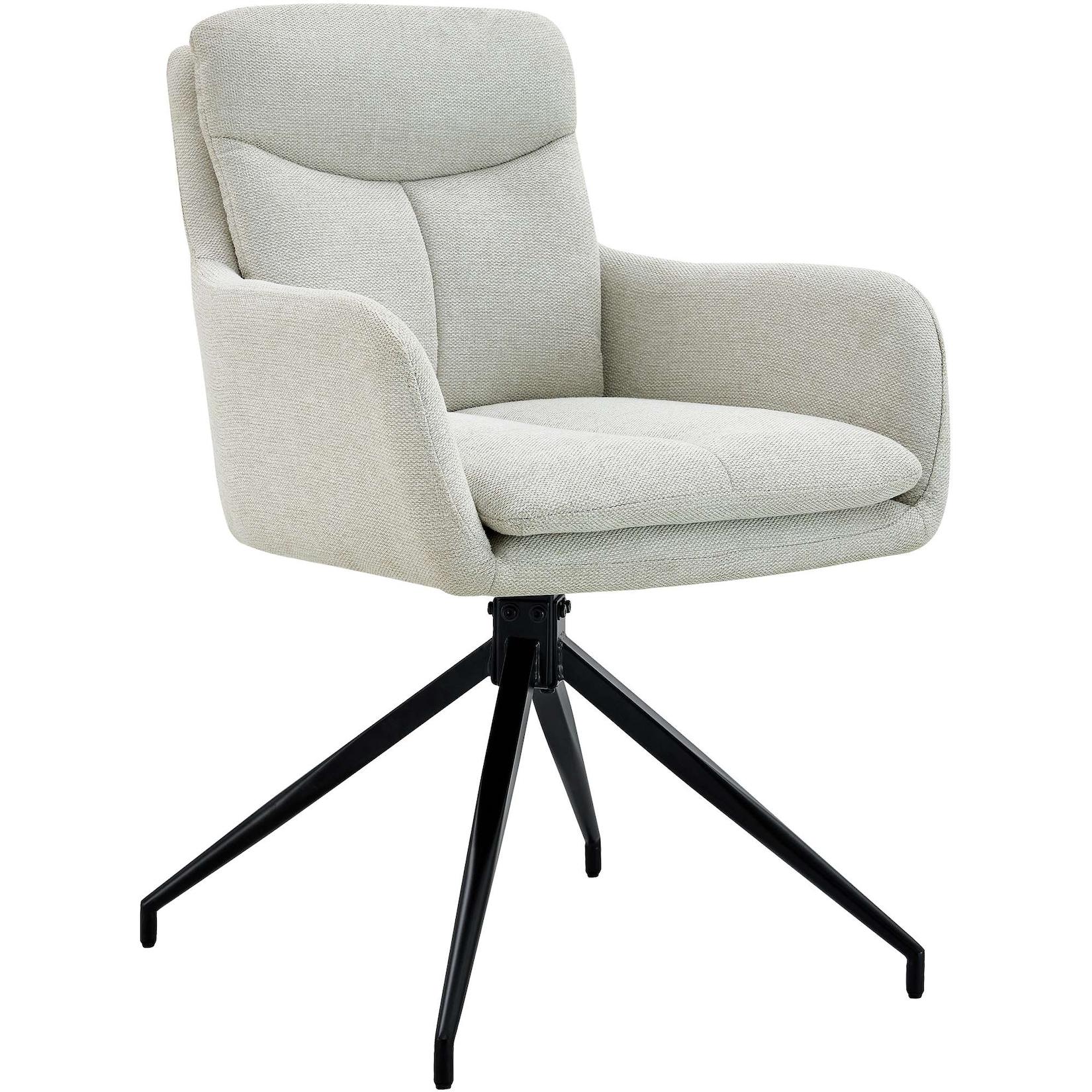 CLP Esszimmerstuhl Somers Stoff - Farbe: creme