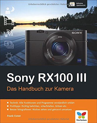 Frank Exner - Sony RX100 III: Das Handbuch zur Kamera - Preis vom 01.10.2026 17:08:56 h