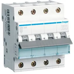 Hager, Schutzschalter, HAG MBN632 LS-Schalter 3P+N 6kA B-32A 4M