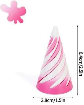 Inspired Living Impossible Pyramid Spiral Cone Fidget Toy For Stress Relief And Desk Display 15