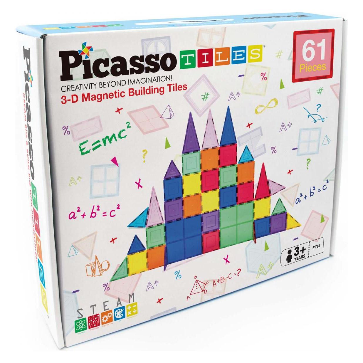 PicassoTiles Magnetic Tiles (PT61)