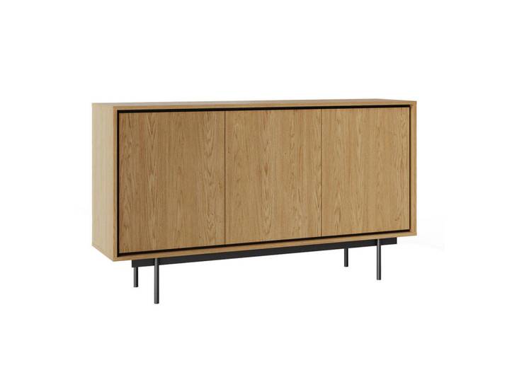 Petits-meubles Sideboard Vidia Holz, Braun, Holzwerkstoff, 149.6x85x38 cm, Kleinmöbel, Kommoden, Sideboards