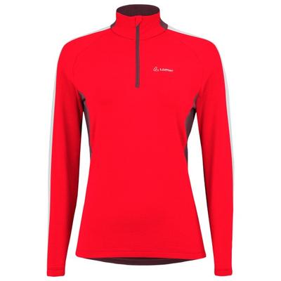 Löffler - Women's Midlayer Racing Transtex - Fleecepullover Gr 38 rot