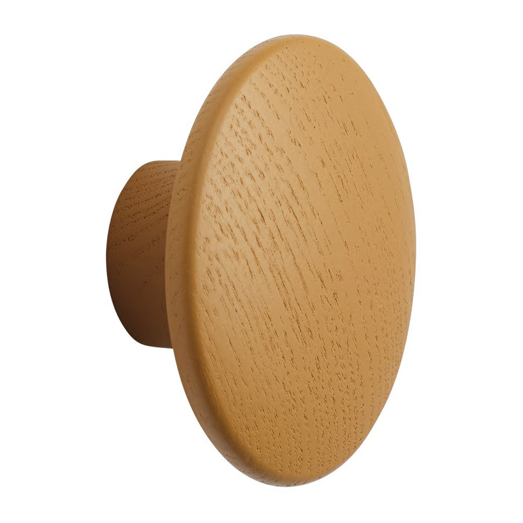 Muuto Dots houten haak burnt orange Ø6,5 cm