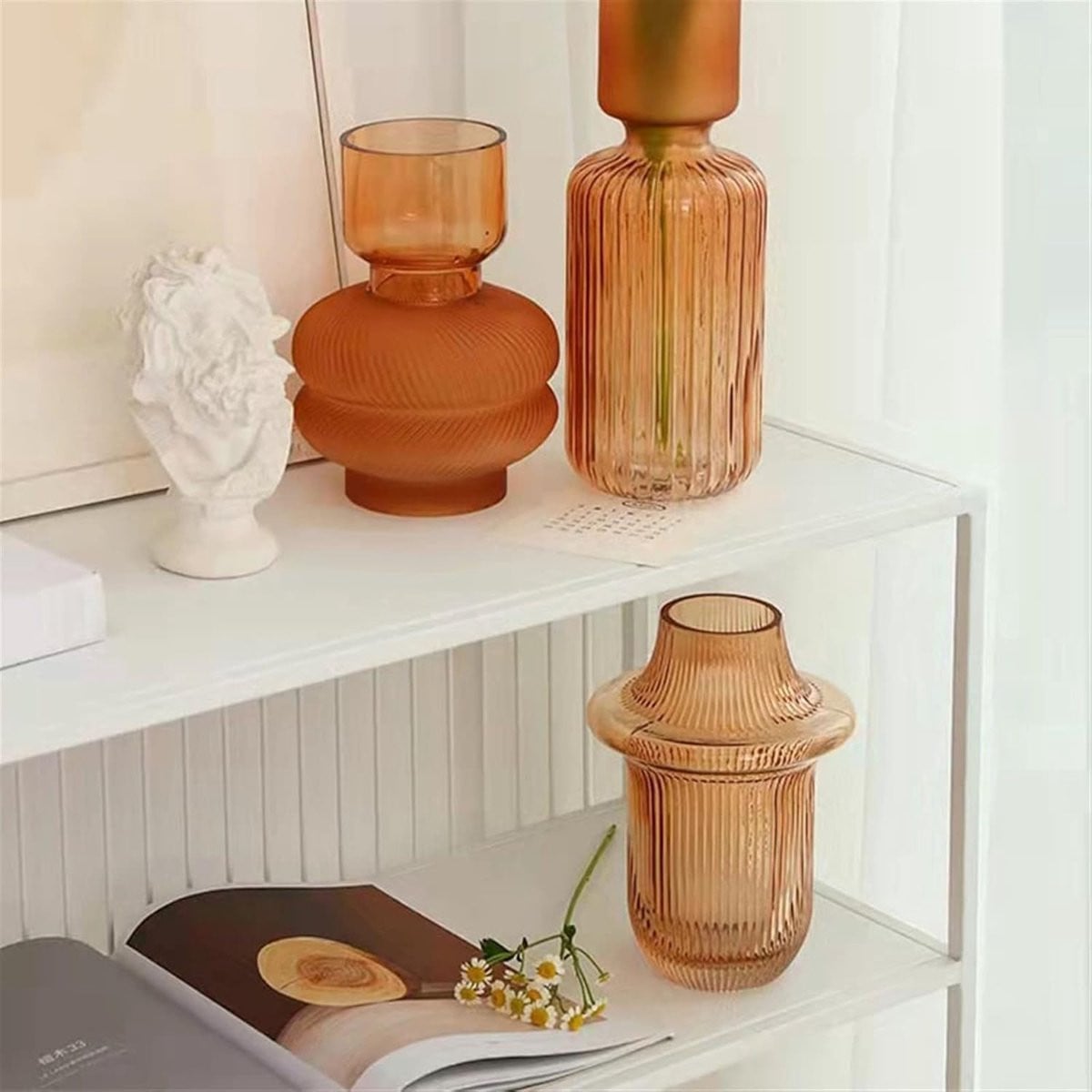 Glazen Vaas voor Bloemen Decoratie - Transparant
