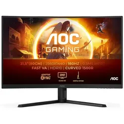 AOC Curved Monitor »G4 CQ32G4VE« 81,3 cm / 32 '' schwarz