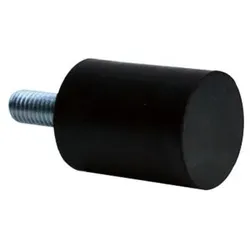 RS PRO, Zubehör Lagereinrichtung, Gummi Vibrationsdämpfer, Aussengewinde-Puffer M3X6, Ø 8mm x 8mm, 45 Shore A