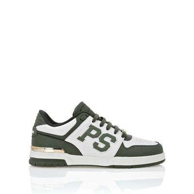 Sneaker PLEIN SPORT "Ps", Damen, Gr. 41, Normalschaft, grün (65, military), Schuhe Sneaker