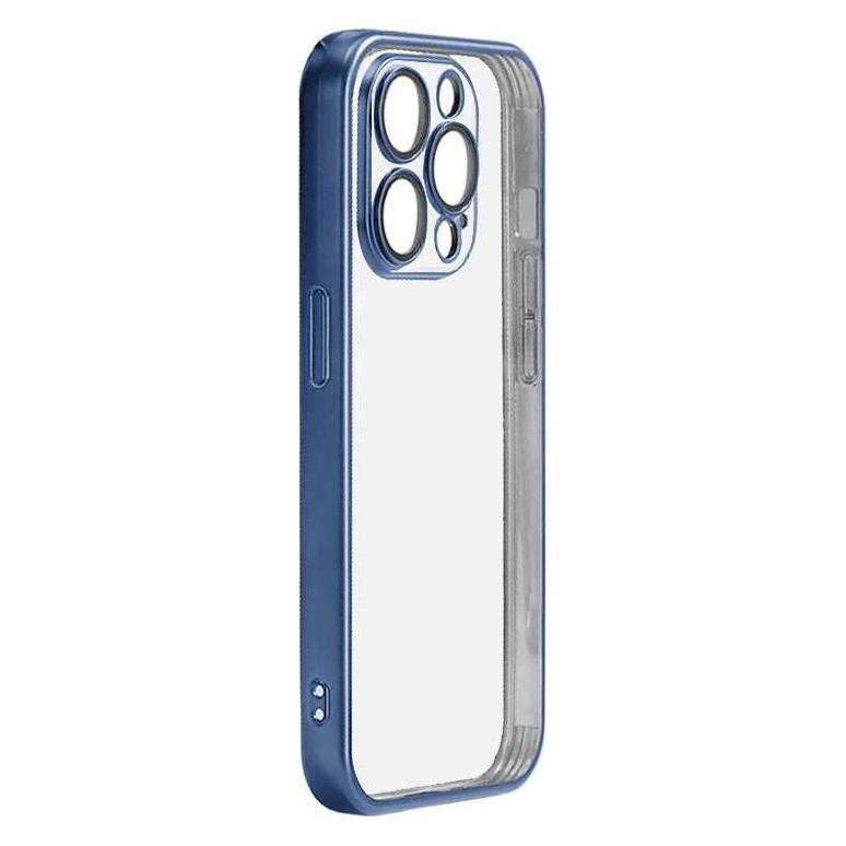 Joyroom Protective phone case JR-15Q2 for iPhone 15 Pro (matte blue) (Apple iPhone 15 Pro) (JR-15Q2 Blue)